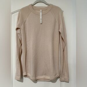 Lululemon Beige Crew Neck Sweater/ski sweater